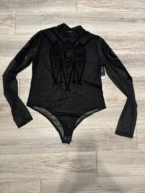 Restyle Gothic mesh bodysuit